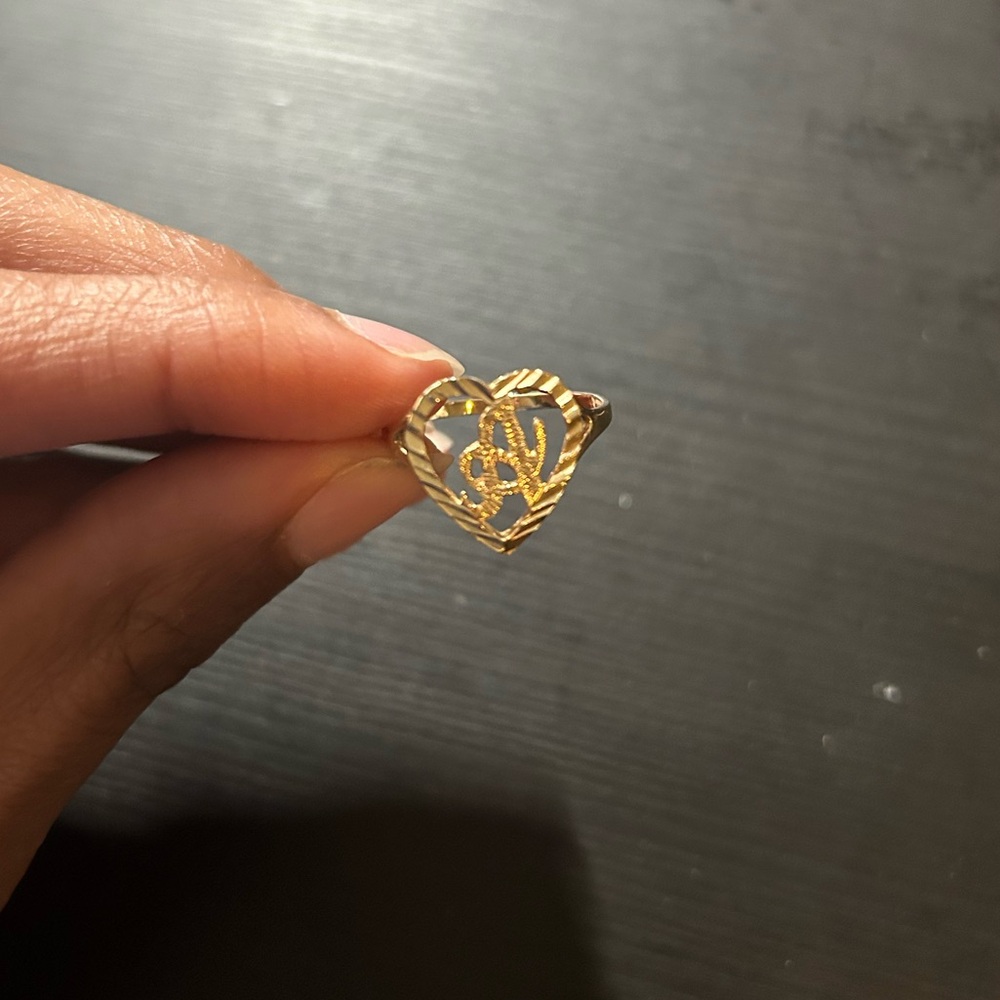 Gold Heart Ring